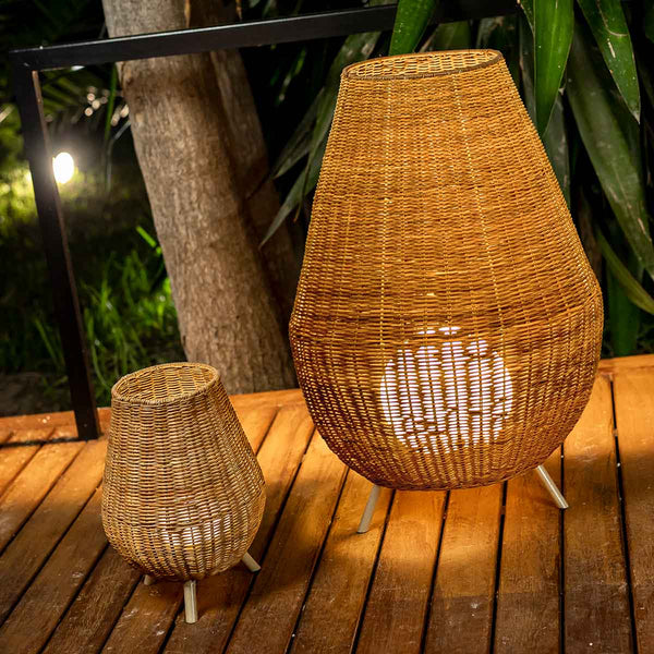 Saona 70 decorative lamp in natural fibers