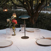 Sardinia 40 cordless table lamp, adjustable lampshade