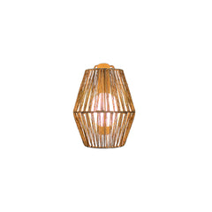 Sisine 25 cordless wall lamp in natural fibers