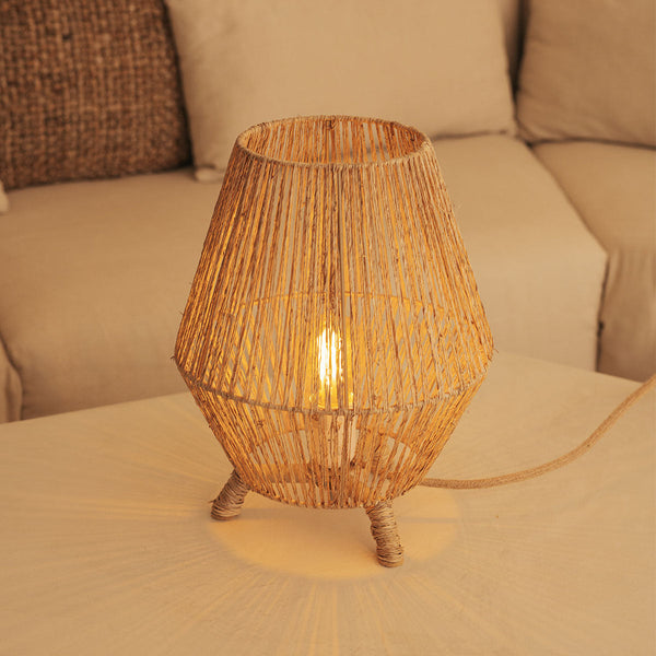 Sisine 30 natural fiber table lamp