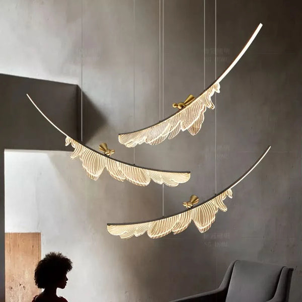 Dining room ceiling chandelier interior | Naeva