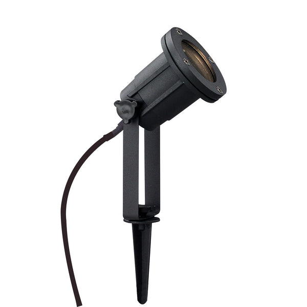 Projecteur extérieur Spotlight Gu10 noir, verre, IP54