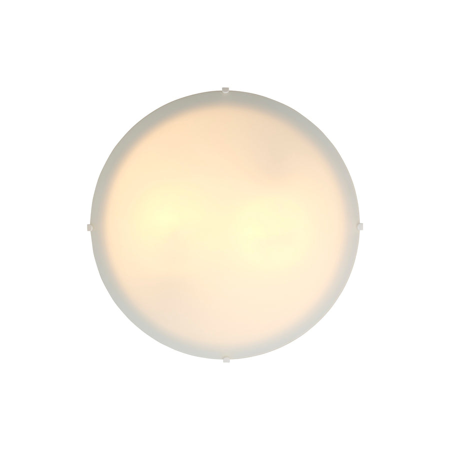 Vue de dessus du diffuseur circulaire blanc légèrement éclairé, produit isolé