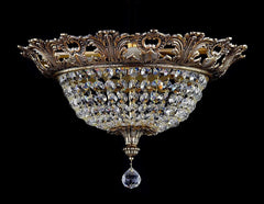 AL167 Brass Chandelier