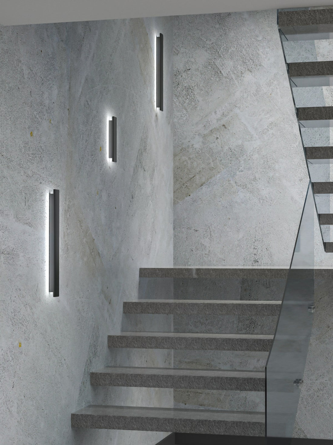Applique murale LED Ante 60 noire