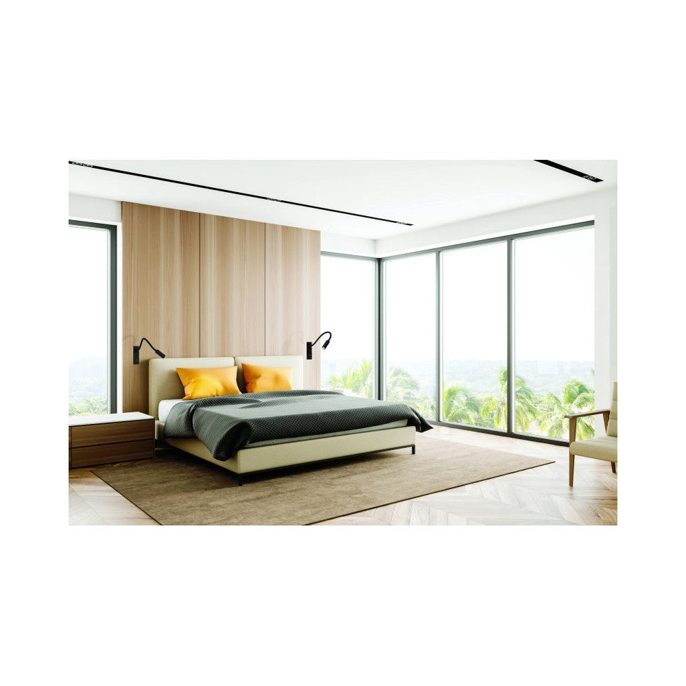 Applique Encastrable ZAMBELIS 3W  DESIGN Noir H69