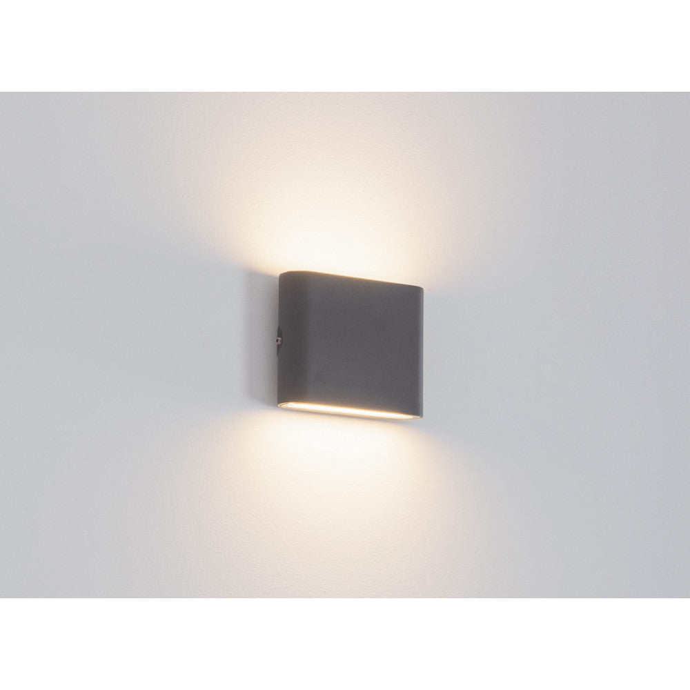 Applique Exterieure ZAMBELIS 2x3W IP65 DESIGN Graphite E238