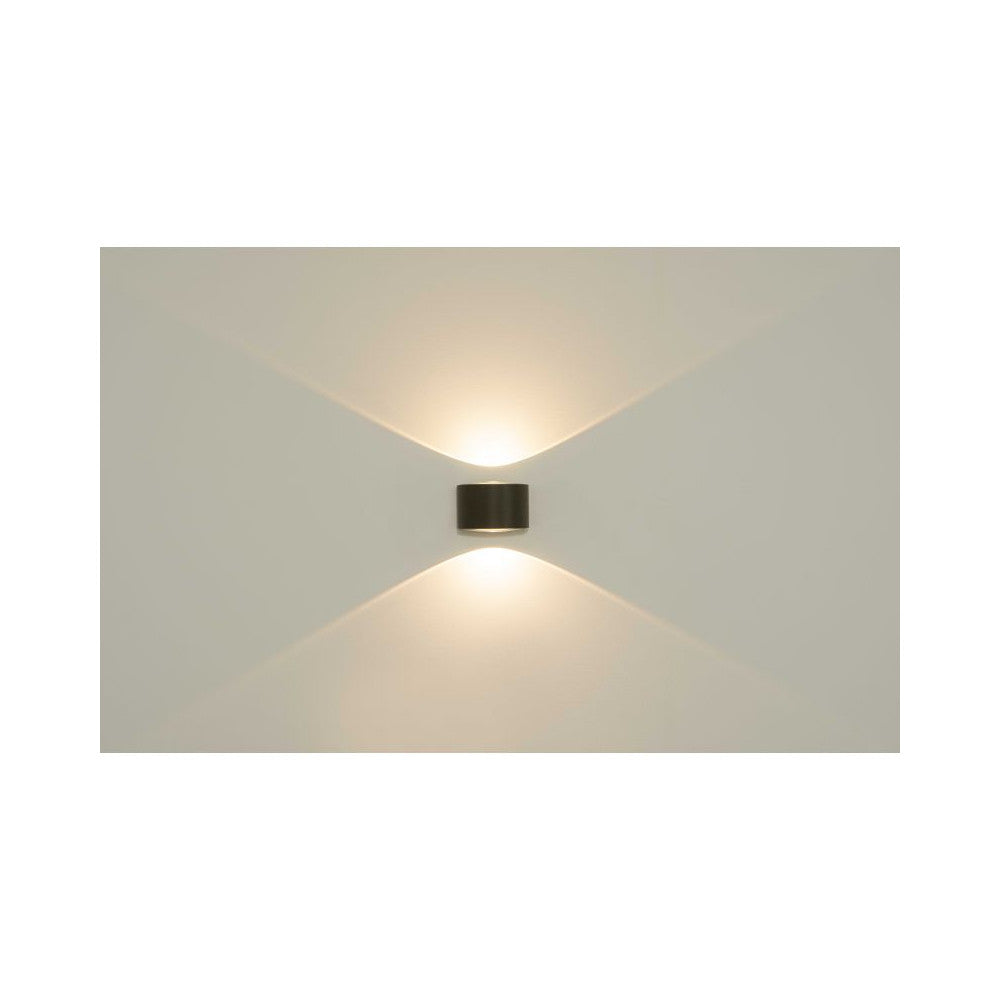 Applique exterieure ZAMBELIS 2x5W IP54 Direct/Indirect DESIGN Graphite E317