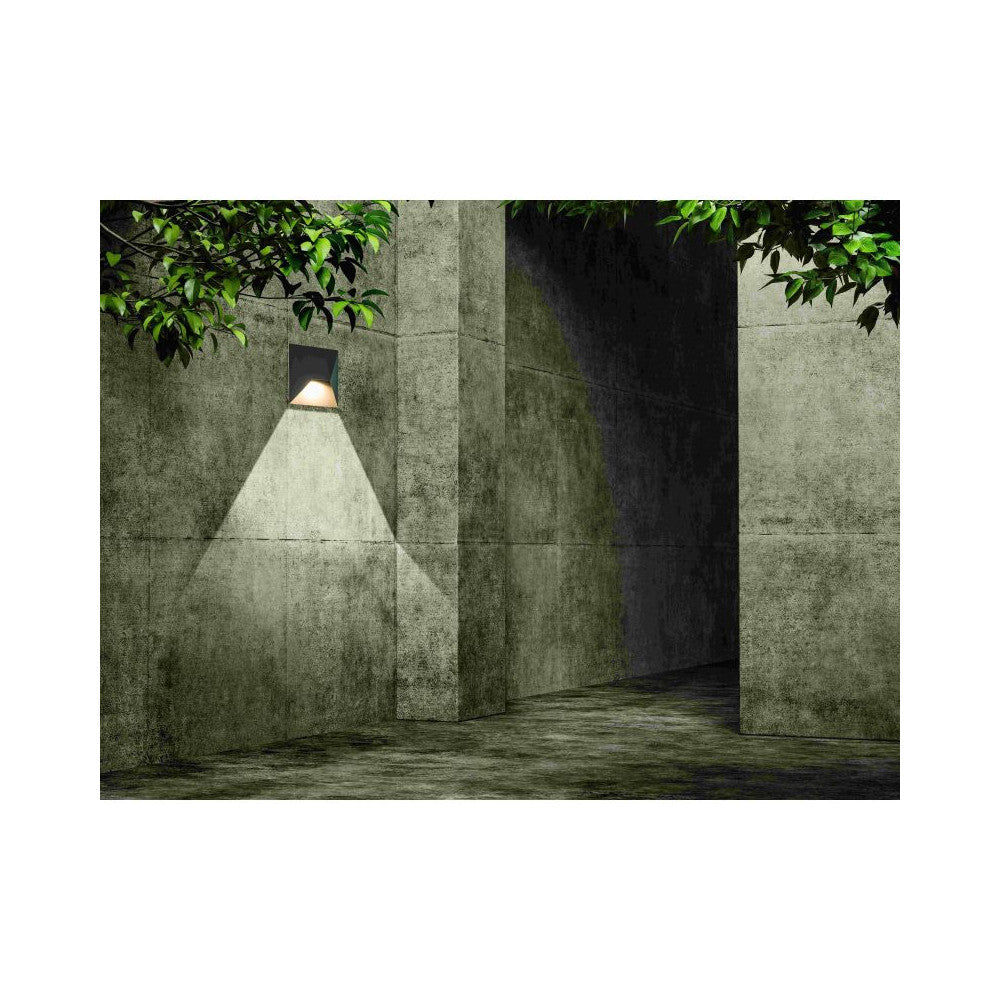 Applique Exterieure ZAMBELIS 7W IP44 DESIGN Graphite E243 FS
