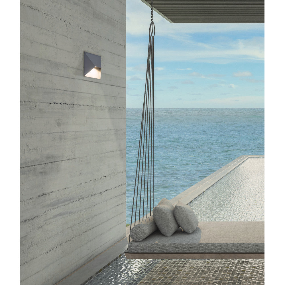Applique Exterieure ZAMBELIS 7W IP44 DESIGN Graphite E243 FS