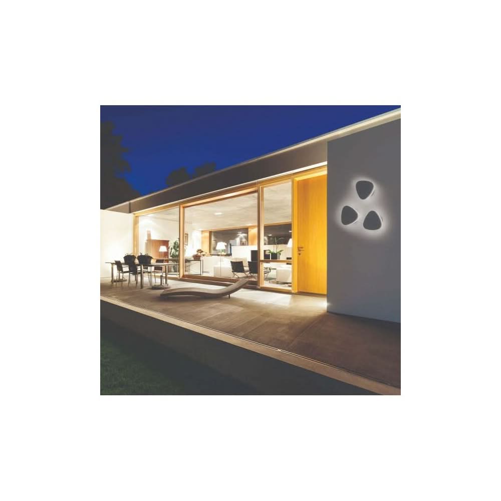 Applique Exterieure ZAMBELIS 9W IP65 DESIGN Graphite E195