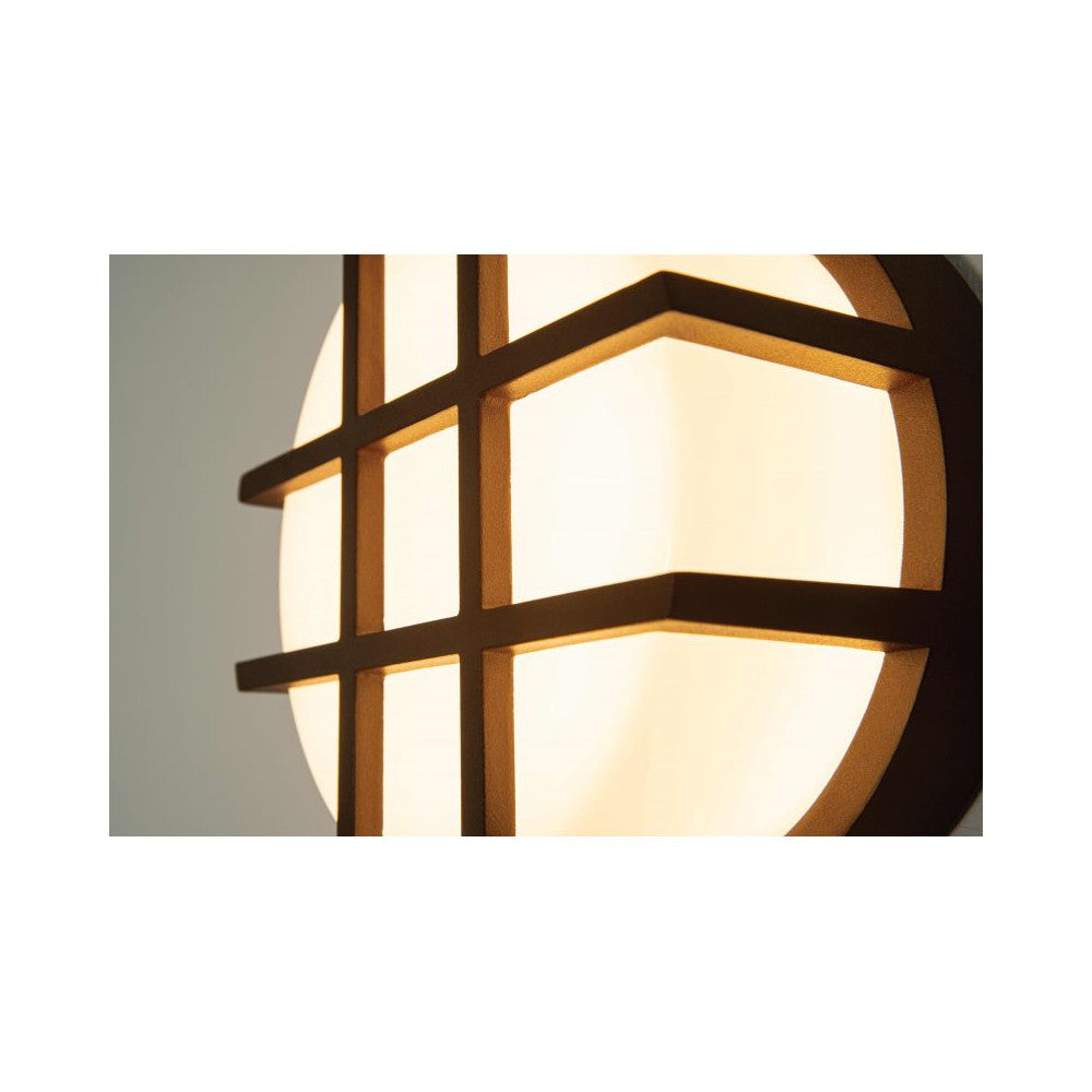 Applique exterieure ZAMBELIS D188 10W IP65 DESIGN Marron E342