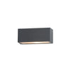 Applique Exterieure ZAMBELIS Direct/Indirect E27 IP44 DESIGN Graphite Sans Source E146