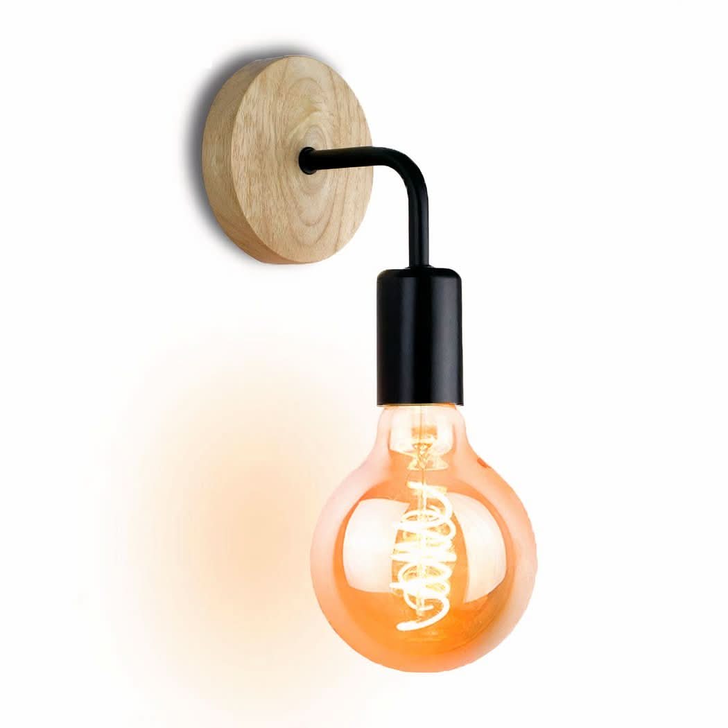 Metal and Wood Wall Lamp | Mori