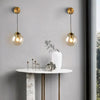 Modern Glass Globe Wall Light | Seli