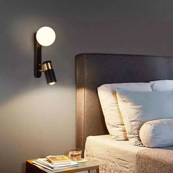 Wall Lamp with Reading Light | LuxLumina