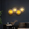 Bohemian LED Glass Disc Wall Light | Delo
