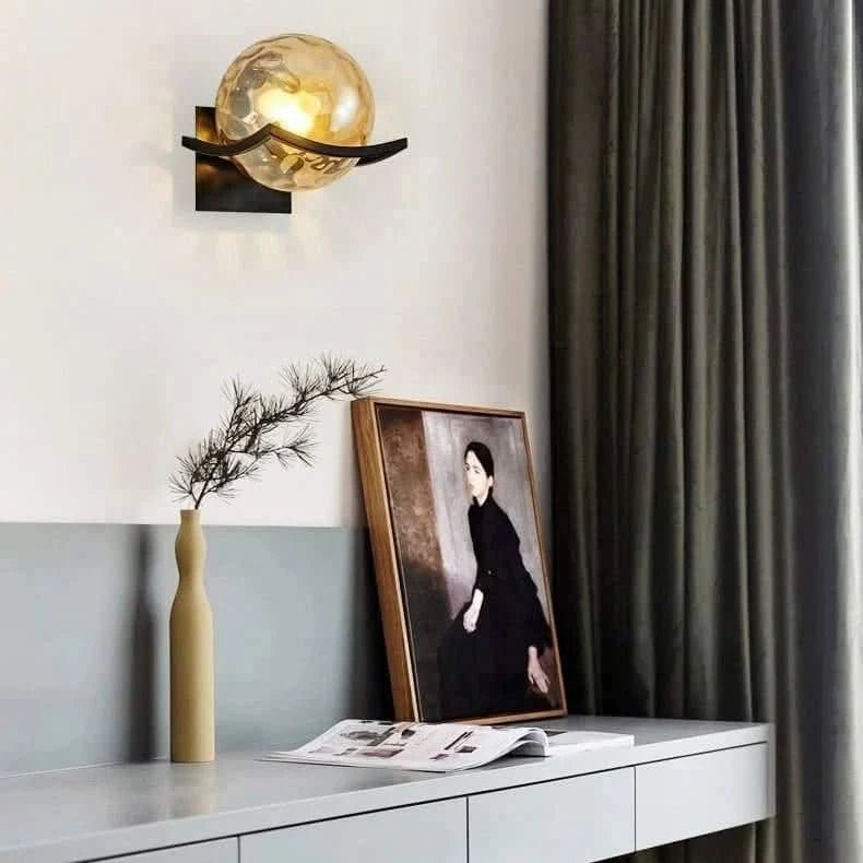 Glass Globe Wall Light | Kena