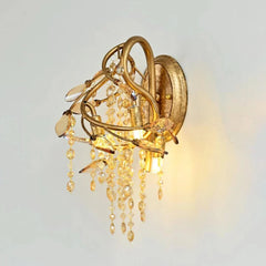 Bronze and Crystal Wall Lamp | Nare