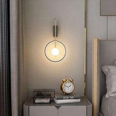 Minimalist Circle Design Bedroom Wall Lamp | Uria
