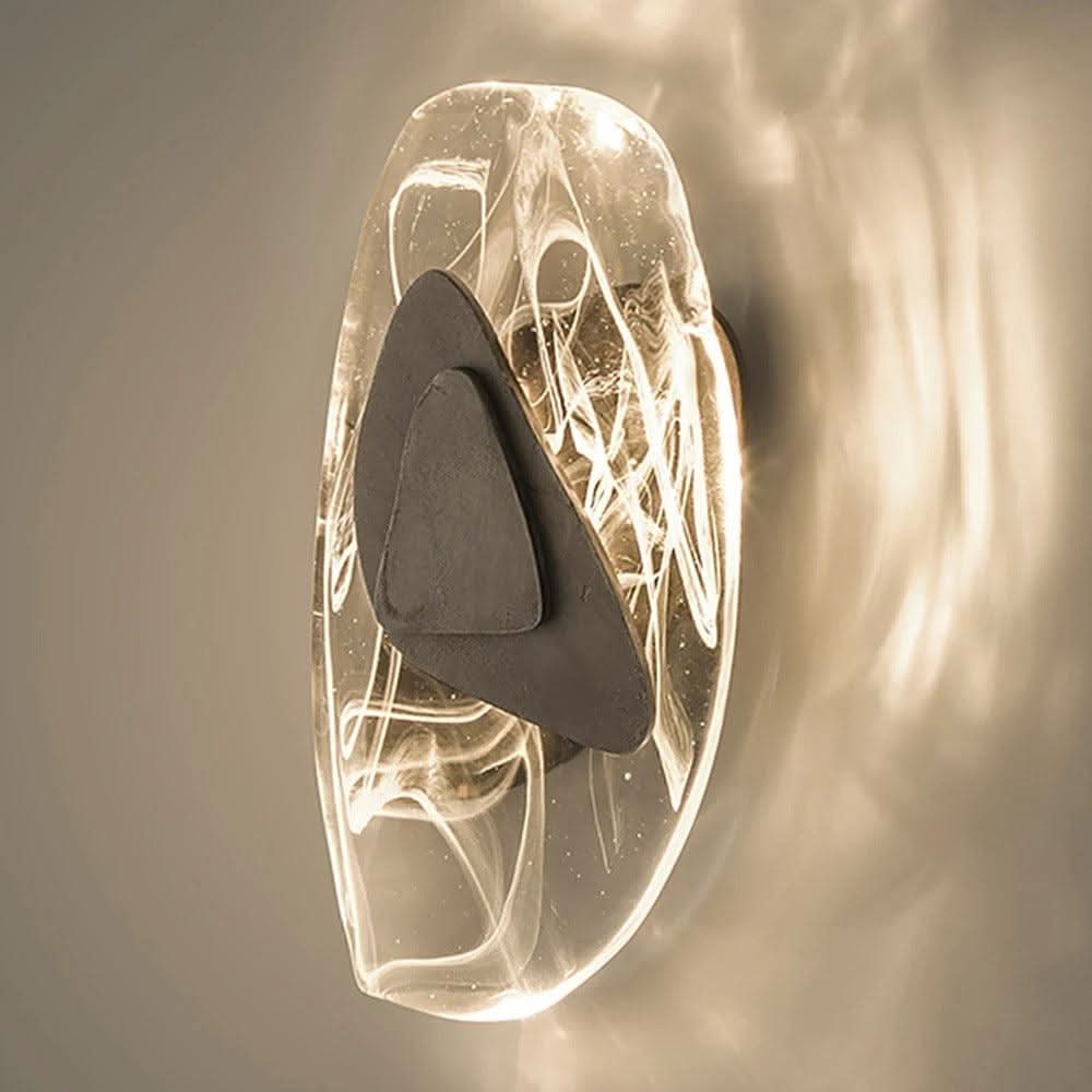 Modern Bedroom Wall Sconce | Crystalline Glow