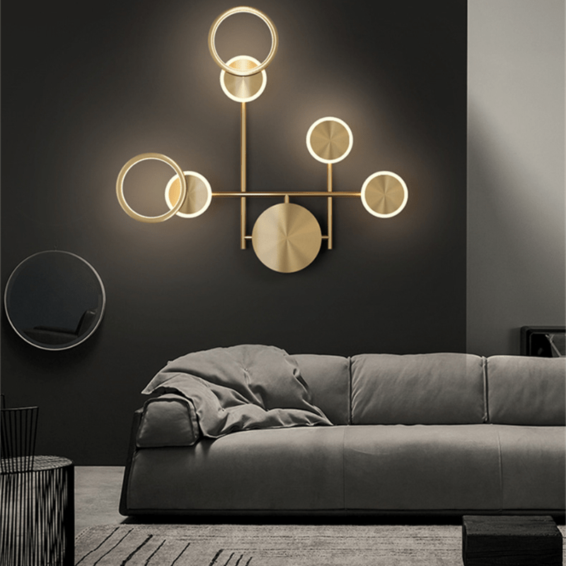 Designer Gold Wall Lamp | Ceno