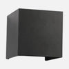 Cube LED outdoor wall light, aluminum up & down | Uaso