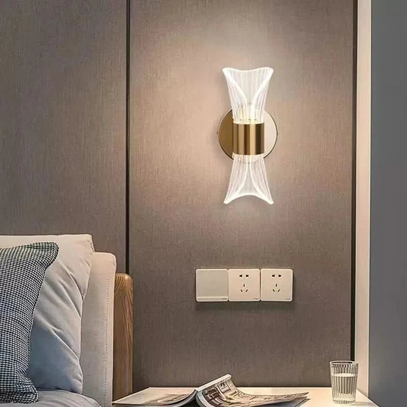 Applique Murale LED Puissante | Éclat Éthéré - Designix Applique Murale Or Blanc Chaud