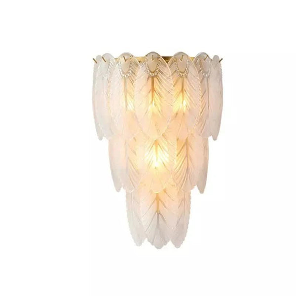 Crystal Feather Wall Sconce | Dawn Radiance