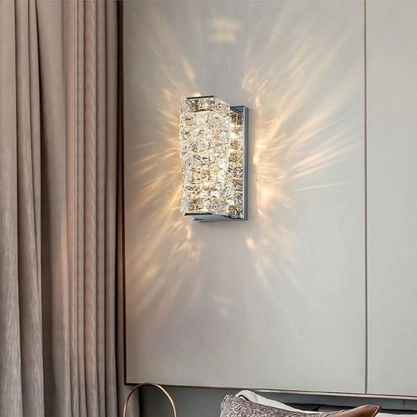 Rectangular Crystal Wall Lamp | Reflection