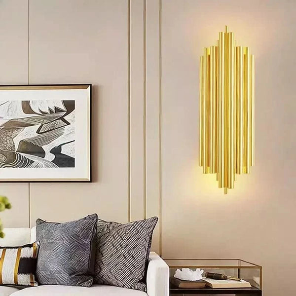 Modern Tube Living Room Wall Light | Ray of Light