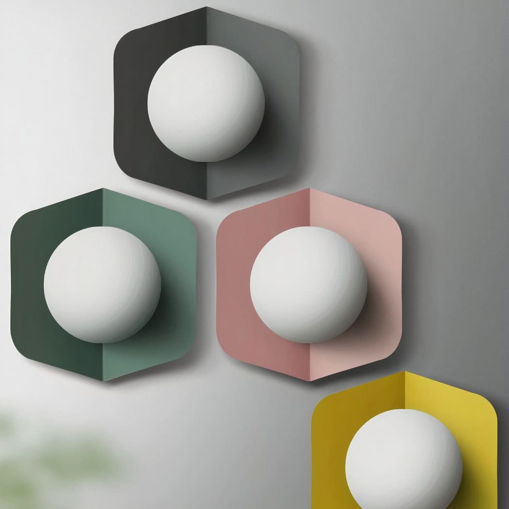 Scandinavian globe wall lamp | Boréa