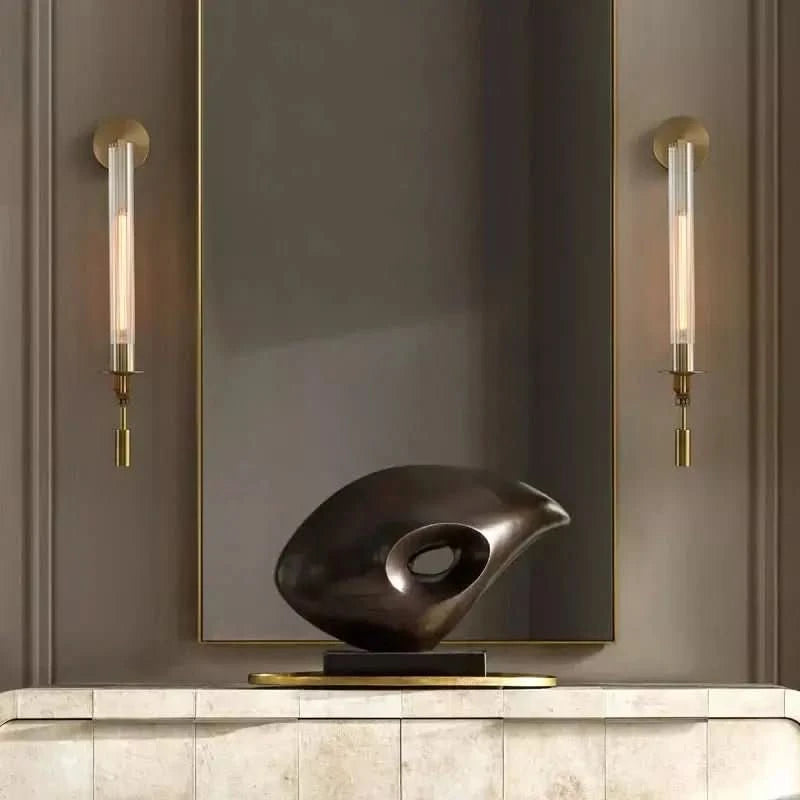 Glass Tube Wall Lamp | Luminous Halo