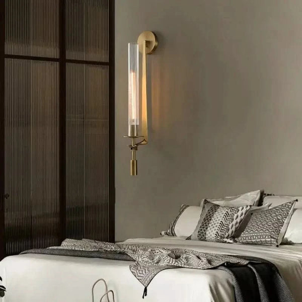 Glass Tube Wall Lamp | Luminous Halo
