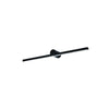 Applique Salle de Bain ZAMBELIS 17W IP54 DESIGN Noir Sable 22125