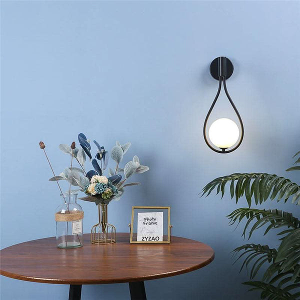 Teardrop Bedside Wall Light