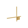 Applique ZAMBELIS 13W Dimmable DESIGN Dore Mat 23104