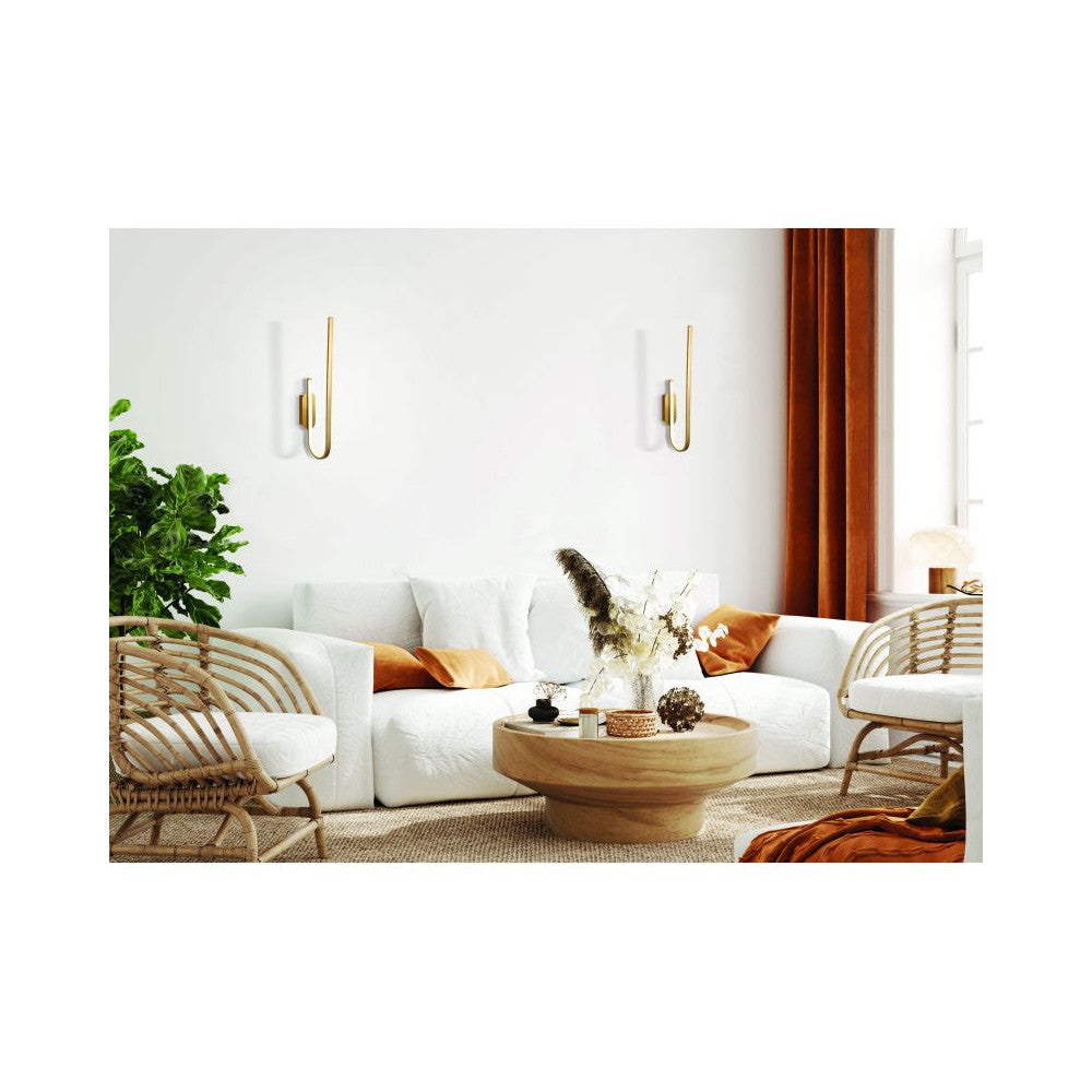 Applique ZAMBELIS 21W Dimmable DESIGN Or Mat 1935