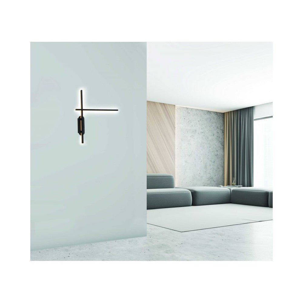 Applique ZAMBELIS 20W DESIGN Noir Mat 1945