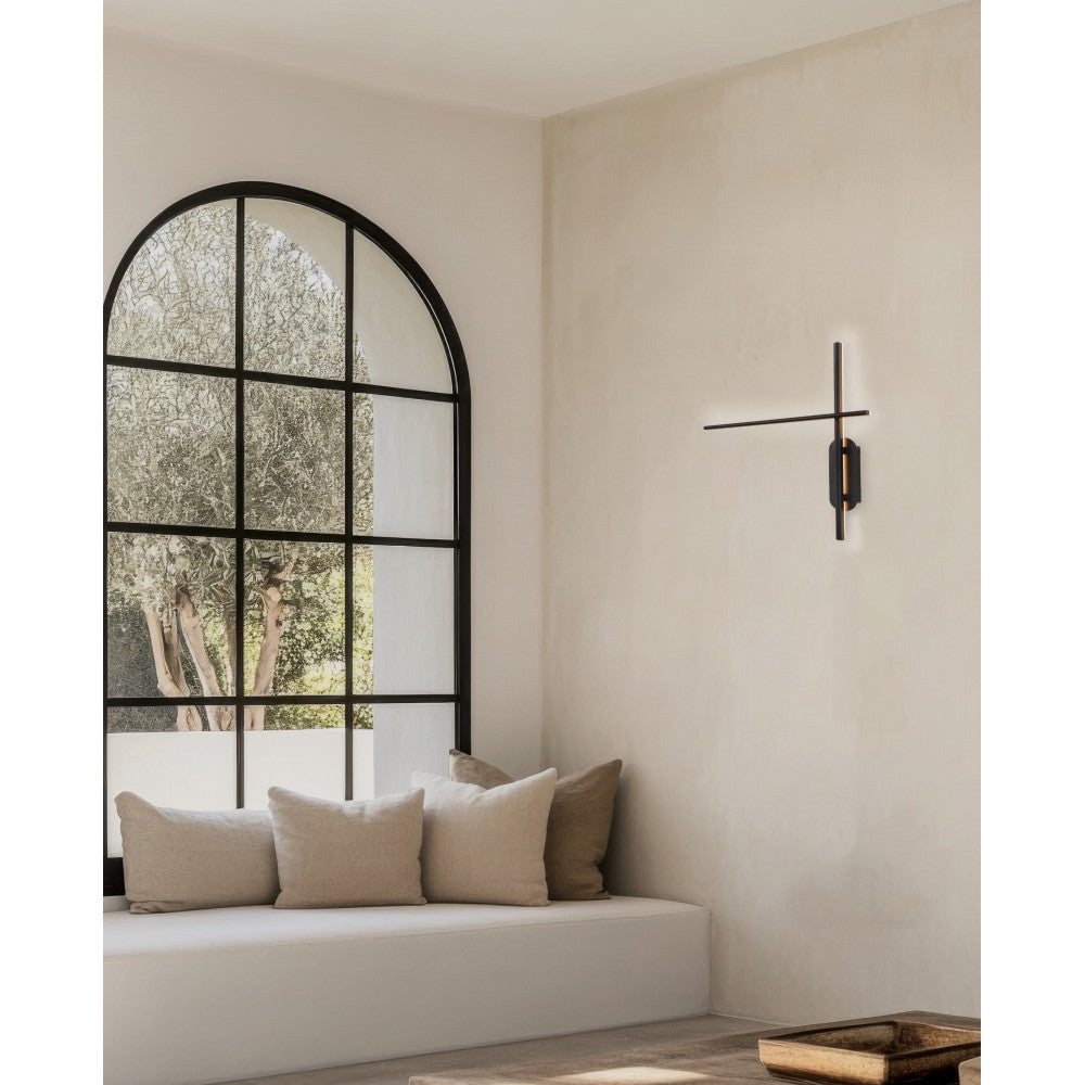 Applique ZAMBELIS 20W DESIGN Noir Mat 1945