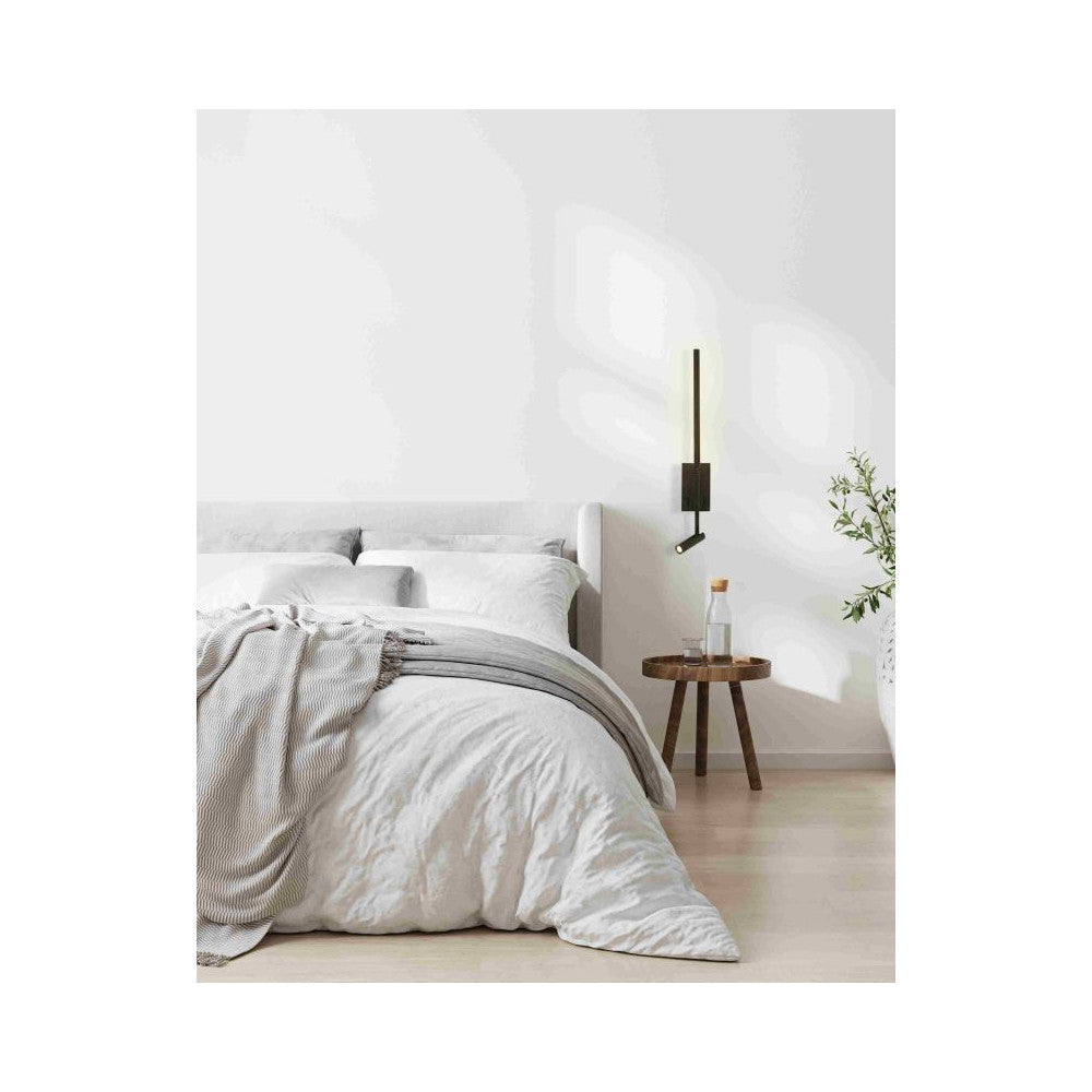 Applique ZAMBELIS 2,5+5W DESIGN Noir Mat 23039