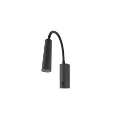 Applique Orientable ZAMBELIS 3W DESIGN Noir Sable H72
