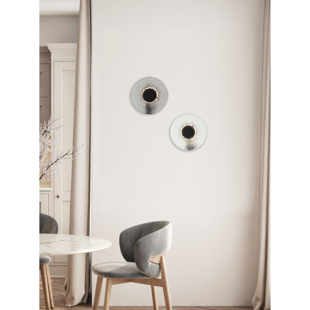 Applique ZAMBELIS D280 8W DESIGN Noir Mat et Transparent 23077