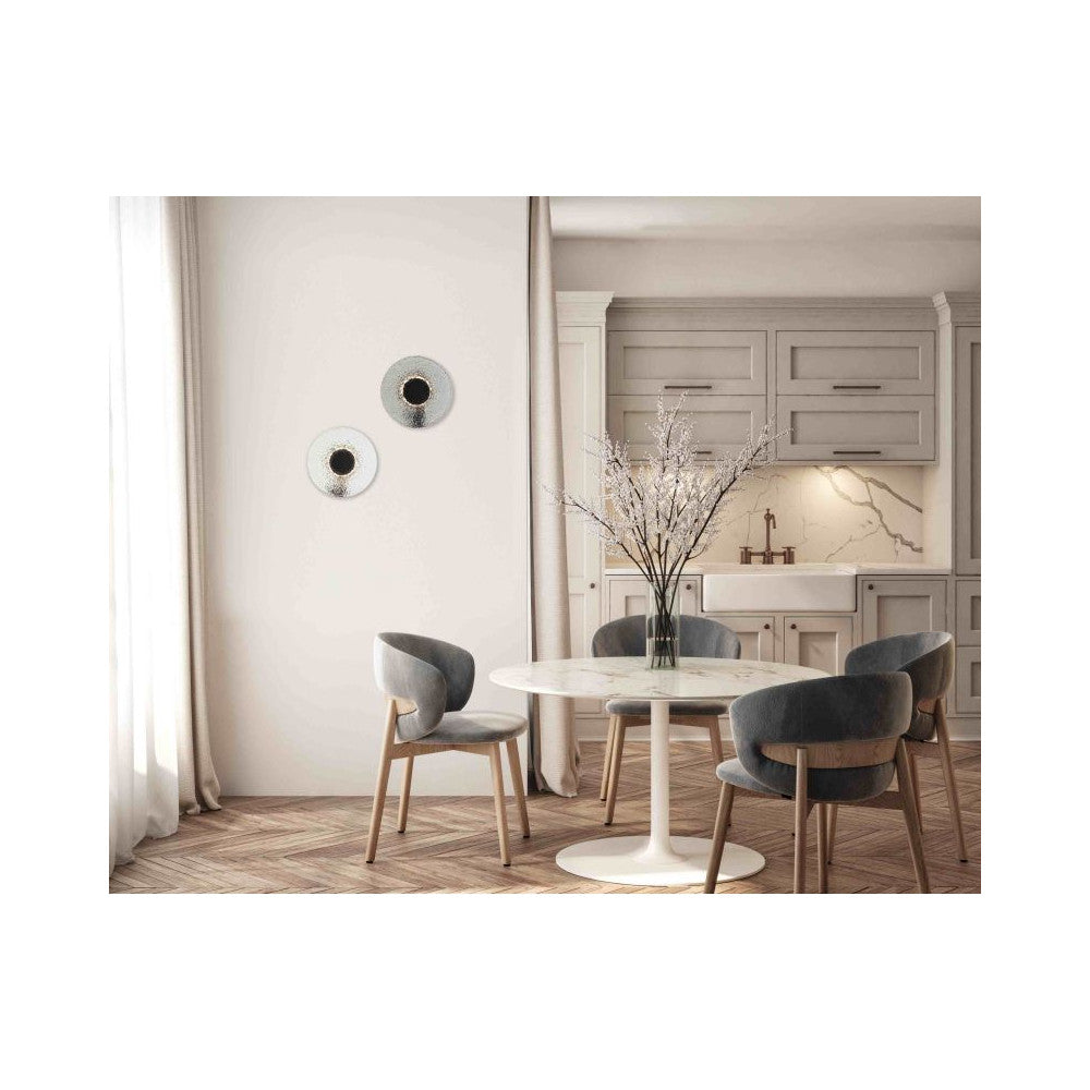 Applique ZAMBELIS D280 8W DESIGN Noir Mat et Transparent 23077