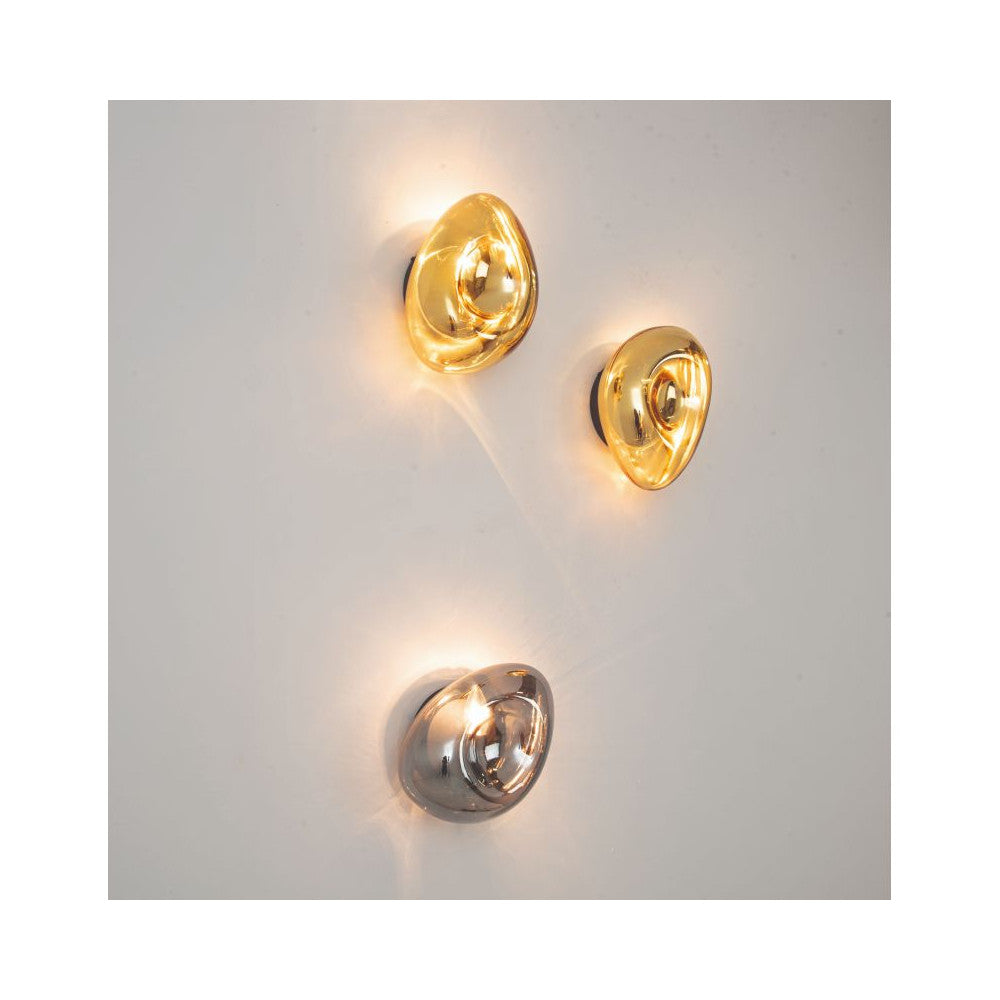 Applique ZAMBELIS E14 DESIGN Noir Sable et Dore Mat Sans Source 22047