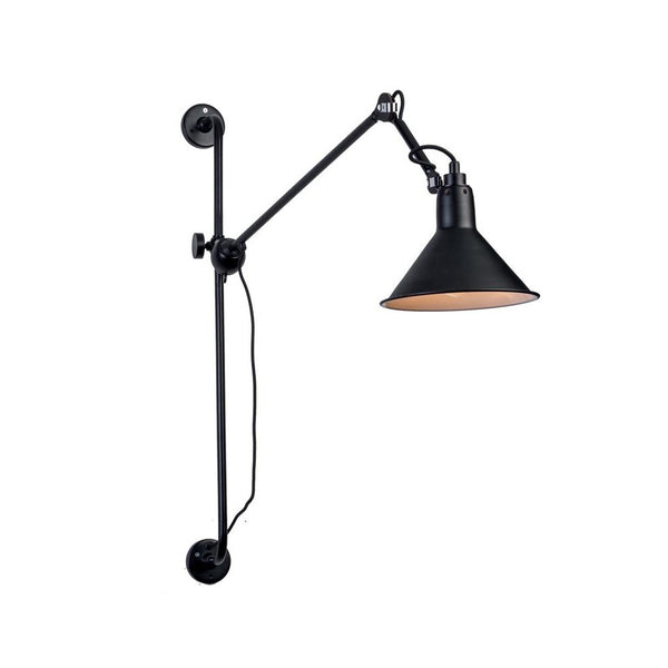 Applique Orientable ZAMBELIS E27 DESIGN Noir Mat Sans Source 19218