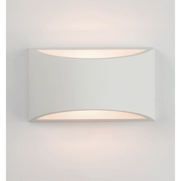 Applique ZAMBELIS G9 25cm DESIGN Blanc Sans Source 180025