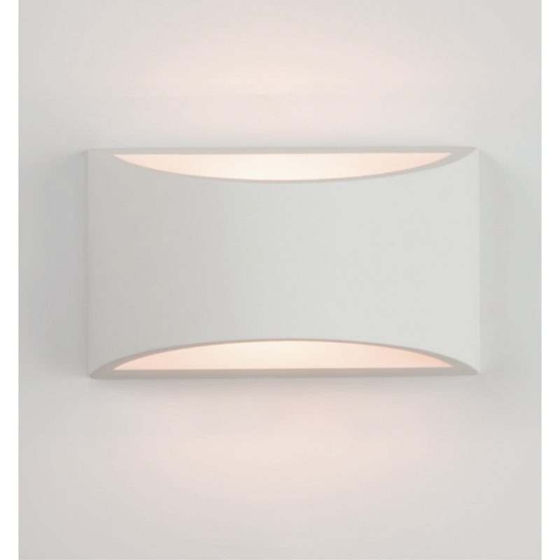 Applique ZAMBELIS G9 25cm DESIGN Blanc Sans Source 180025
