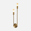 Contemporary gold wall lamp | Golden Radiance