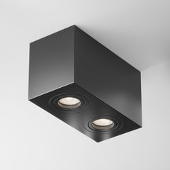Atom black ceiling light